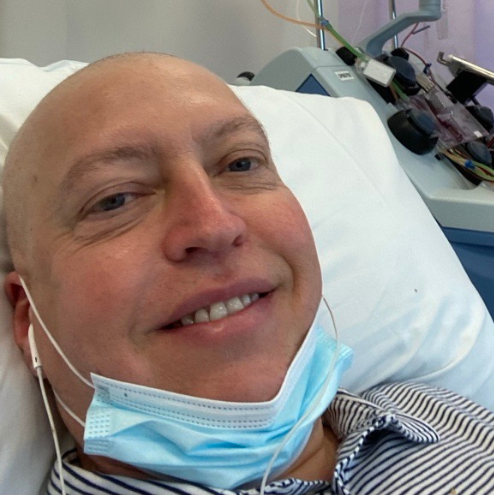 Matthew Wilson undergoing treatment