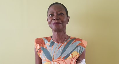 Sandra, who is living with myeloma