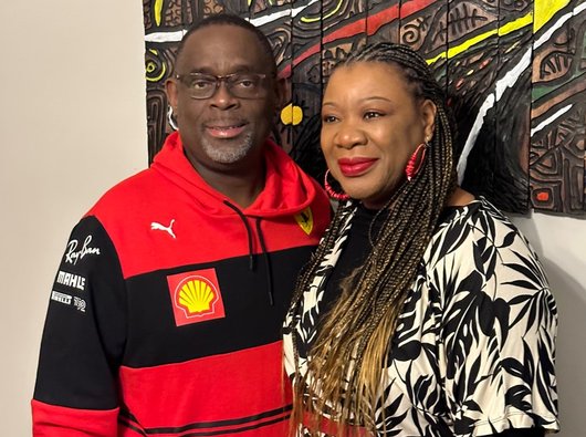 Solomon with his wife
