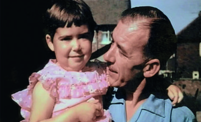 David Eastwood, co-founder of Blood Cancer UK, holding daughter Susan who was living with leukaemia before later passing away.